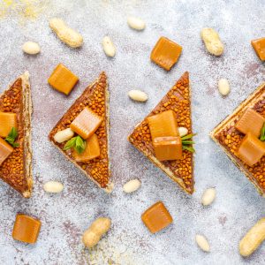 Gluten Free Caramel slices