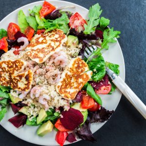 Mediterranean Chicken Salad Platter